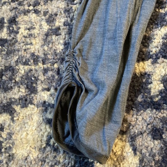 Vintage John Galliano semi sheer long sleeve shirt - Slate Blue - Size Large - Picture 7 of 10